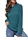 Bosmeer Womens Sweatshirt Camo Hoodie Long Sleeve Hooded Sweaters Workout Tunic Tops Fall Fashion Teal Blue XX-Large
