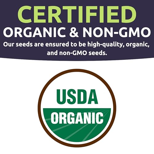 Organic Heat Tolerant Lettuce Seeds Variety Pack - 8 Individual Packs - 2026 Season - Galilee Spinach, Wild Arugula, Romaine Lettuce & More! for Indoor & Outdoor Planting (Non-GMO, Certified Organic)