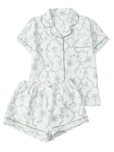 Image of Verdusa Pajamas For Women Set 2 Piece Cute Pjs Sleepwear Lounge Sets
