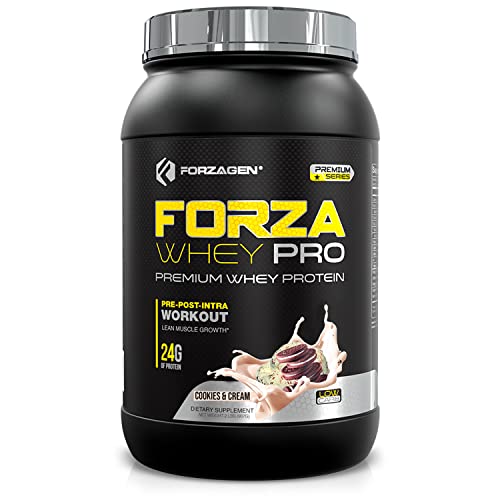Forzagen Low Carb Whey Protein Powder Cookies And Cream Flavored, Lean Protein Powder 2Lbs For Men & Women, 24G Of Protein, No Sugar Added, Proteina Whey Protein Cookies And Cream 2 Pounds #TOP14