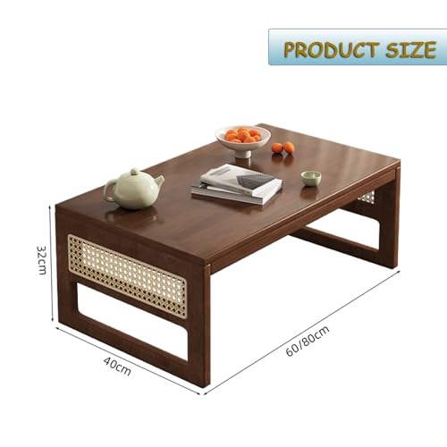Table basse en bambou polyvalente pour ordinateur et apéritif - 3