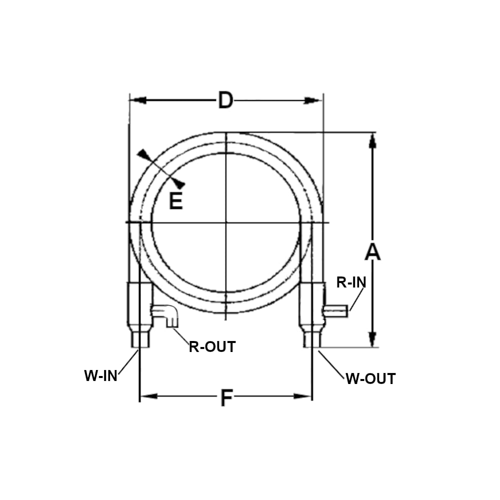 3S SuperSamaStore Condensador de agua coaxial 12,32 kW para instalaciones frigoríficas