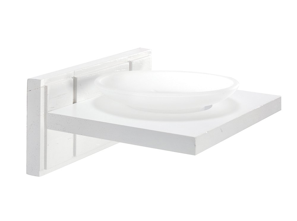 Croydex Maine Soap Dish FSC MDF, White Wood
