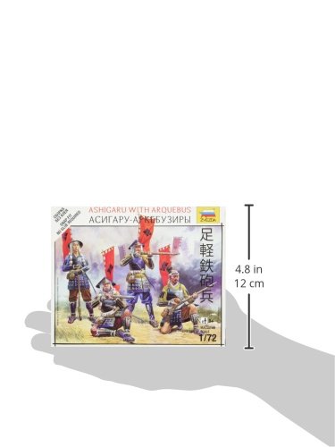 Zvezda Models Ashigaru con Arcabuces miniatura 3