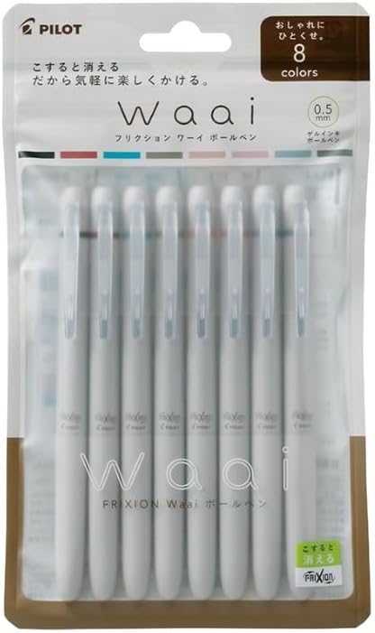 FriXion Waai Ballpoint Pen Set of 8 Colors