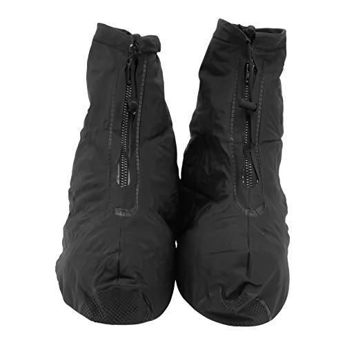 Holibanna Waterproof Bike Motorcycle Shoes Covers Rain Snow Boots Covers Reusable Slip Resistant Overshoes for Cycling Outdoor Camping Fishing Garden L