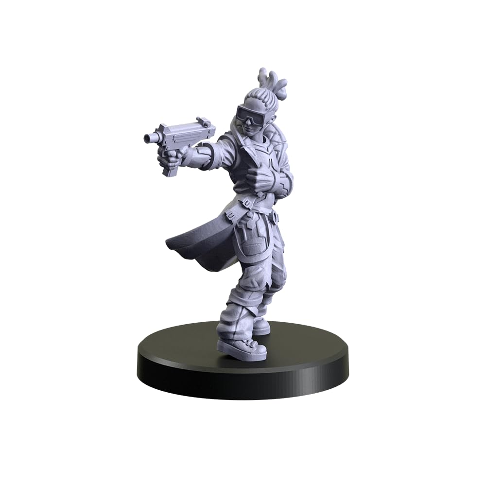 Monster Fight Club Cyberpunk Red Combat Zone Miniatures: Piranhas Starter Gang