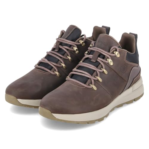 Bottes à lacets Lumberjack en cuir marron homme 102217233