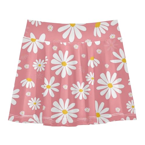 Tennis Skirts for Girls with Built in Shorts Flowy Little Girls Skirt Scort Skirt with Pockets