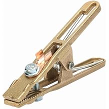 Welding Ground Clamp Brass Earth Clamp A-shape Welder Earth Ground Cable Copper Grip Clip Clamp Pliers for Welding Machine Miller Ground Clamp For Welder 260A