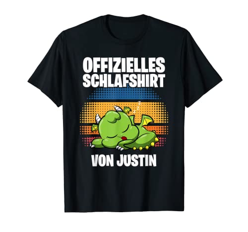 Official Justin Sleep Shirt - Personalised T-Shirt