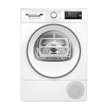 Bosch WTH85VWJN, Serie 4, Wärmepumpentrockner, 8 kg, AutoDry, Quick-40-Trocknen, Nachlegefunktion, Sensitive-Drying-System, Anti Vibration Design, 63 dB, LED-Display, Touch-Control, Zeitvorwahl