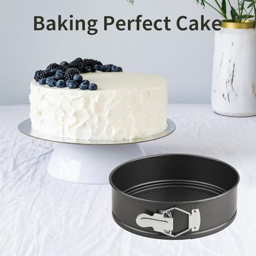 image for Novery Springform Pan 9” Nonstick - Cheesecake Pan with Removable Bo