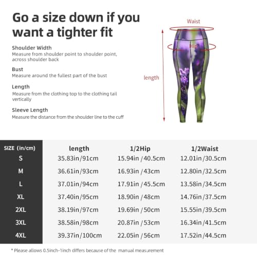 Mallas de yoga opacas lavanda que eliminan transparencias con bolsillos integrados 5
