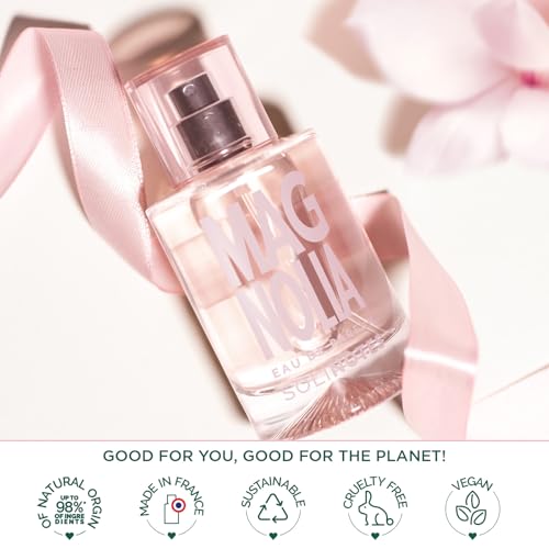 Image of Solinotes Magnolia Eau de Parfum, Jasmine & White Musk, Vegan, 1.7 Fl Oz
