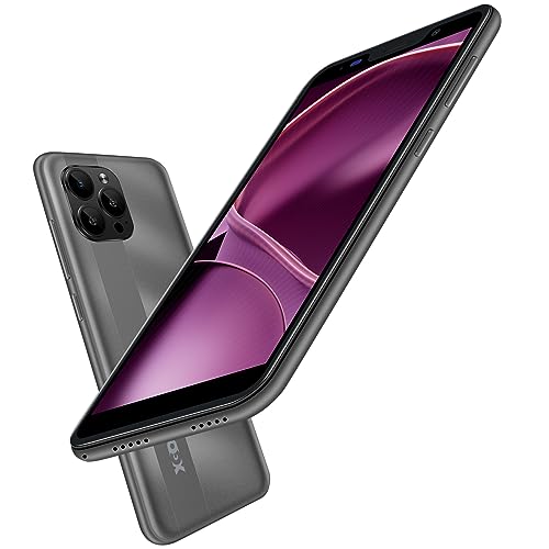 XGODY S21 Handy Ohne Vertrag, 5,5 Zoll Günstig Smartphone 1GB+16GB 128GB Erweiterbar Quad Core Android 9 Handy, Dual SIM Dual Standby, 5MP+5MP Kamera, Face ID GPS 3G Handy(Schwarz)