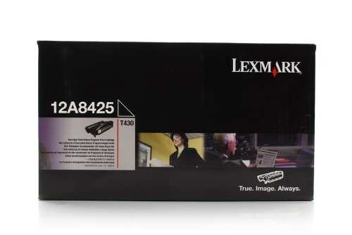 Toner noir Lexmark Optra T 430 DN 12000 pages haute capacité 0012A8425