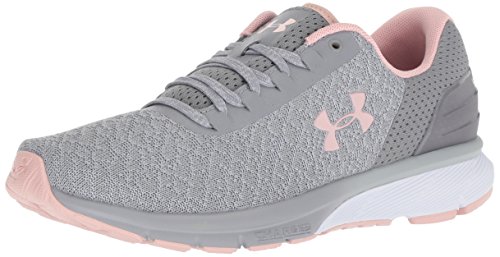 Under Armour Women's Charged Escape 2 Running Shoe, Steel (106)/Overcast Gray, 5.5