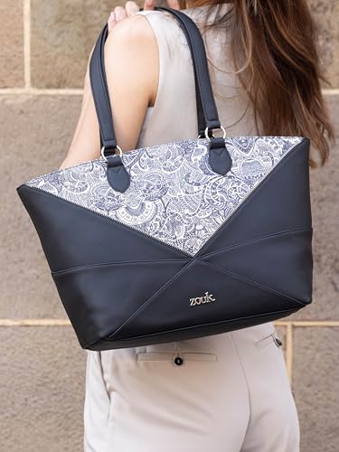 Image of ZOUK Rhea Kapoor Tote Bag - | Elegant Vegan Leather Tote for Women |