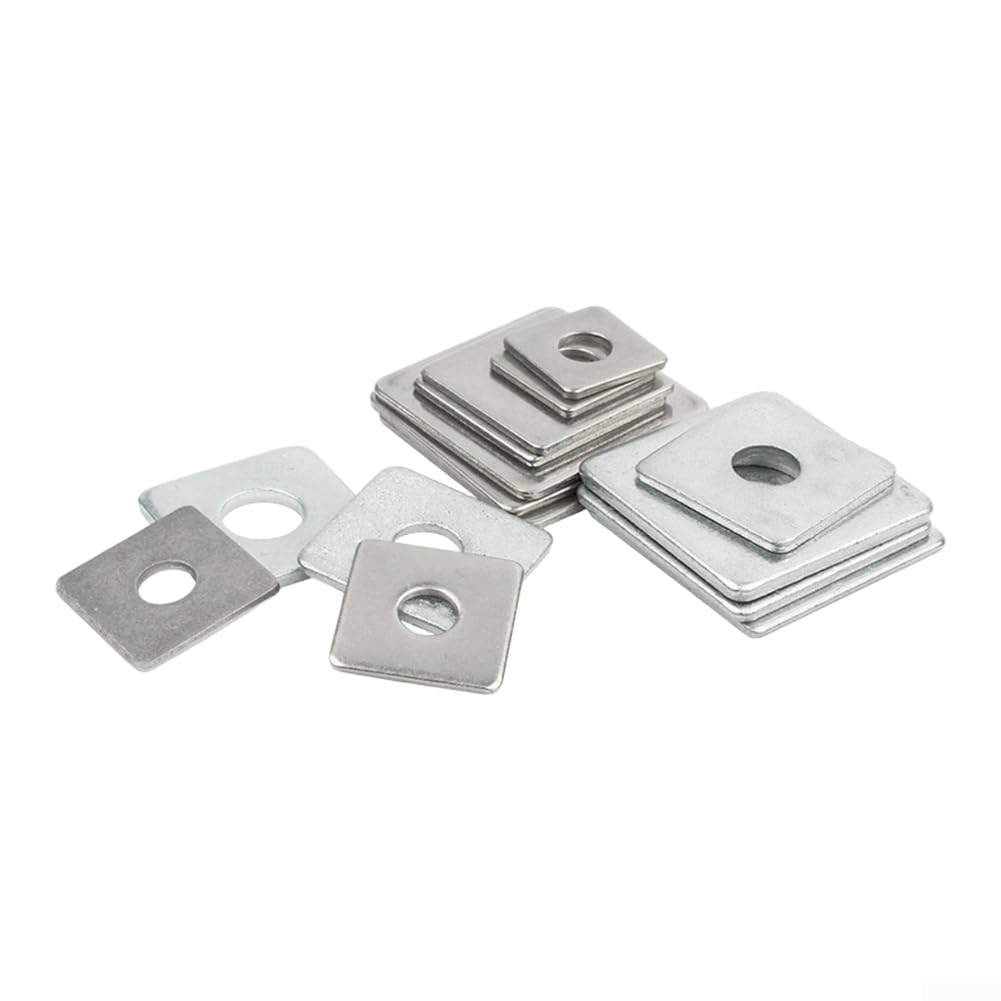 Juego de Arandelas Cuadradas para acero 304 107 Piezas Juego