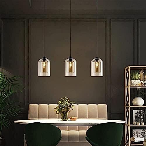 Candelabro de vidrio soplado a mano con diseño esférico elegante y color avanzado para comedor 4