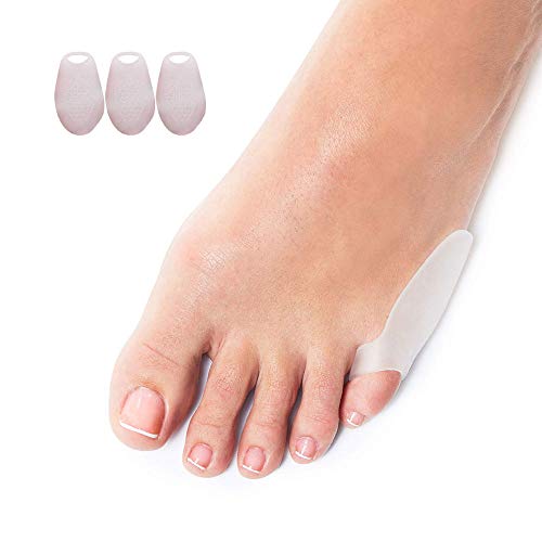 SOFIT GH9 3 Pièces Protecteurs de Petit Orteil Silicone Gel Orthopédiques, Coque en Silicone Gel Orteil Séparateur, Protection des Pieds