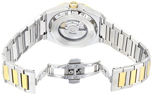 Gevril Men's High Line Swiss Automatic Watch, Two Toned 316L Stainless Steel IPYG Bracelet with Deployment Buckle3