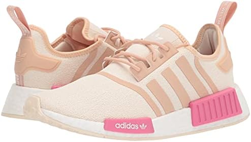 Adidas Originals Women's NMD_R1's Sneaker, Wonder White/Halo Blush/White, 6.5 | Image 6