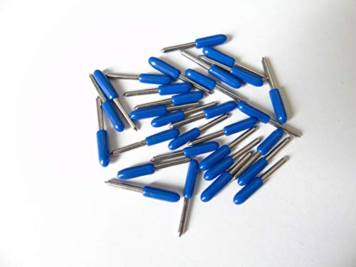 30pcs 60degree Cutting Plotter Vinyl Cutter Blade Knife Tools for Roland and China Machine 2mmX23mm