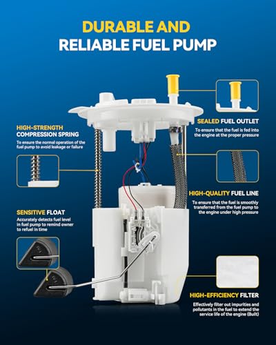 Image of PHILTOP Electric Fuel Pump Assembly FG1144 Fit for Ford Taurus, Lincoln MKS