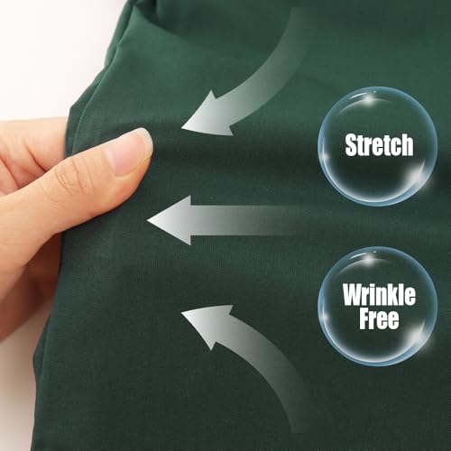 Spring&Gege Boys Long Sleeve Stretch Wrinkle Free Dress Shirts Formal School Uniform Button Down Shirts3