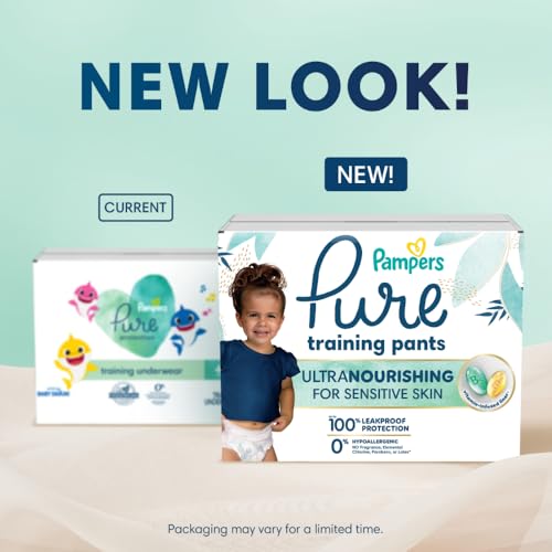 image for Pampers Pure Protection Training Underwear, Unisex, Size 3T4T, 92 Coun