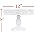 VILAVITA 12 Inch Cake Stand Round Metal White Cake Stand Dessert Display Cupcake Stand for Wedding Brithday Celebration Baby Shower