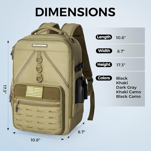 Image of KastKing KastMate Fishing Backpack With 2 Rod Holders, Khaki