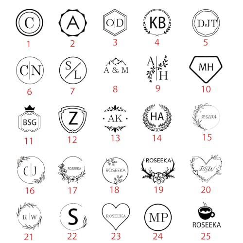 ROSEEKA Custom Ice Stamp for Cocktails - Ice Cube Branding Stamp with Your Design or Logo Perfect for Whiskey Mojito Unique Cocktail Accessories & Bar Tools (1inch - 2.54cm)