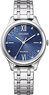 Citizen Damen Analog Eco-Drive Uhr mit Edelstahl Armband EM0500-73L