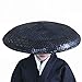 SUNNYHILL Bamboo Sun Hat Samurai Hat Rice Hat Cosplay Asian Hat Japanese Hat Dia.19.7 Inches (Black)