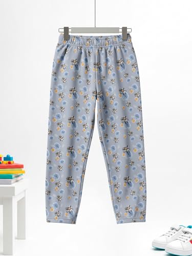 Image of HELLCAT Printed Track Pants for Girls | Blended Cotton Feel Lower | Night Pants & Track Pant Pants | Sizes 3-16 Years | Pack of 3
