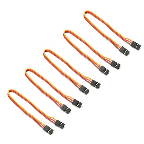 5 Stück 15cm Premium Servo Patch Kabel Patchkabel Servokabel Verlängerung Male to Male JR Graupner Stecker 26AWG 3PIN Stecker zu Stecker Modellbau 5 Stück 15cm Premium Servo Patch Kabel Patchkabel Servokabel Verlängerung Male to Male JR Graupner Stecker 26AWG 3PIN Stecker zu Stecker Modellbau