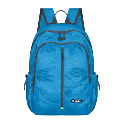 Mochila Plegable Ligera para Senderismo y Viaje Azul miniatura 1