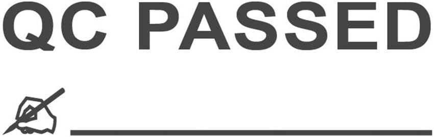 QC Passed, pre-Inked Office Rubber Stamp (#761518-38RD)