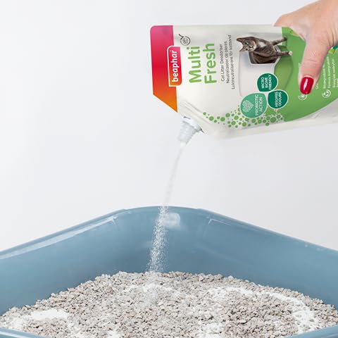 Beaphar -Multi Fresh Cat Litter Deodoriser Vanilla & Melon 400gUrine Encapsulation Technology-Cat Litter Freshener-Prebiotics Absorb & Reduce Unpleasant Odours Doubles Cat Litter Life-Biodegradable - Image 3