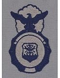 Patch AF-SA332 Security Police Badge USAF Sew-On ABU