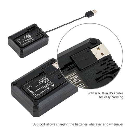 Image of JJC EN-EL25 Battery Charger Dual Slot for Nikon Z50 II Z50 Z30 Zfc Cameras