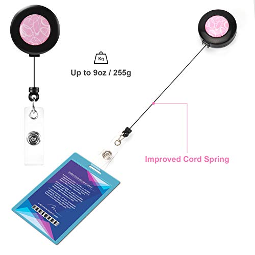 Lanyards For Keys For Women Neck Keychains Cute Pink Lanyard With Retractable Badge Reel Long Key Chain Strap Girls Key Lanyard #TOP6