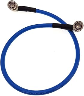 MCCAMSTORE SDI Cable BNC Cable 6G/12G (Canare LV-61S), HD-SDI/ 12G-SDI/4K/8K, Coaxial SDI Video Cable Precision Video Cable, 75 ohm SDI in/SDI Out (Blue,20cm)