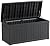 TARKARI 230 Gallon Resin Deck Box, Waterproof Outdoor Storage Box, Lockable for Patio Furniture, Garden Tools, Pool Accessories, UV-Resistant for All Weather Use, Black