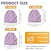 Zsedrut Baby Girls Knit Hats Toddler Infant Beanie Caps Fashion Soft Warm Skull Hood Cap (Light Purple, M)