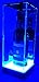 Wine, Champagne, Liquor, Beverage Bottle Display Case Acrylic with LED UV Protection (Get 2-Pack)