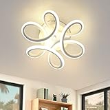✤ Einfach zu installieren: Die LED-Deckenleuchte ist einfach zu installieren, ohne dass der Schirm abgenommen werden muss. Alles ist im Lieferumfang enthalten (Schrauben, Metallbügel, Kabelanschluss), und die Installation ist schnell und einfach.